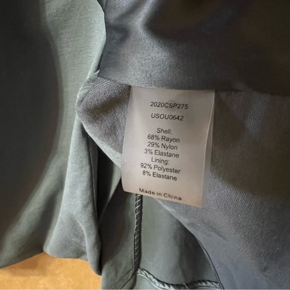 Universal Standard | NWT Smoking Jacket Blazer Stormy Weather Grey Size 3XL - Picture 15 of 16